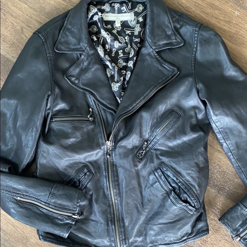 What Goes Around Comes Around Leather Jacket